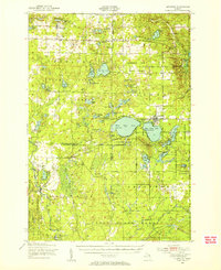1949 Map of Lewiston, 1954 Print