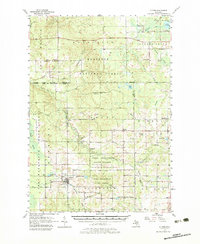 Download a high-resolution, GPS-compatible USGS topo map for Luther, MI (1983 edition)
