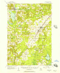 Download a high-resolution, GPS-compatible USGS topo map for Mancelona, MI (1957 edition)