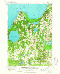 Download a high-resolution, GPS-compatible USGS topo map for Maple City, MI (1966 edition)