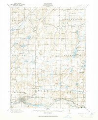 Download a high-resolution, GPS-compatible USGS topo map for Marshall, MI (1965 edition)