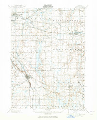 1909 Map of Mason, 1965 Print