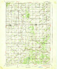 1937 Map of Merrill, MI