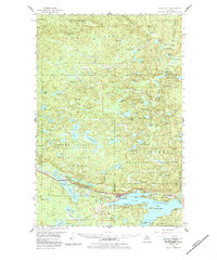 Download a high-resolution, GPS-compatible USGS topo map for Michigamme, MI (1984 edition)