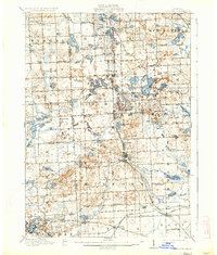 Download a high-resolution, GPS-compatible USGS topo map for Milford, MI (1934 edition)