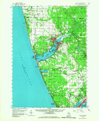 1959 Map of Montague, 1968 Print