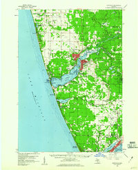 1959 Map of Montague, 1960 Print