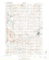 1916 Map of Isabella County, MI, 1972 Print