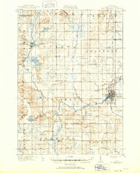 1919 Map of Mount Pleasant, MI, 1951 Print