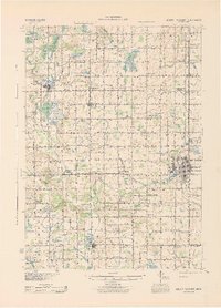 preview thumbnail of historical topo map of Mount Pleasant, MI in 1943