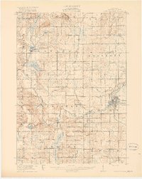 1916 Map of Isabella County, MI