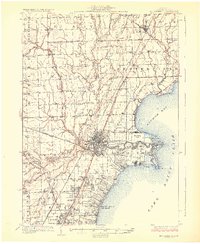 preview thumbnail of historical topo map of Macomb County, MI in 1929