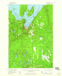 Download a high-resolution, GPS-compatible USGS topo map for Munising, MI (1959 edition)