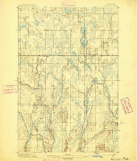1895 Map of Ned Lake