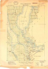 preview thumbnail of historical topo map of Chippewa County, MI in 1919