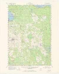 Download a high-resolution, GPS-compatible USGS topo map for Onaway, MI (1969 edition)