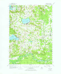 Download a high-resolution, GPS-compatible USGS topo map for Onekama, MI (1976 edition)
