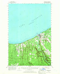 Download a high-resolution, GPS-compatible USGS topo map for Ontonagon, MI (1966 edition)