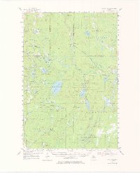 Download a high-resolution, GPS-compatible USGS topo map for Perch Lake, MI (1977 edition)