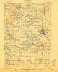 1907 Map of Pontiac