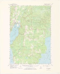 Download a high-resolution, GPS-compatible USGS topo map for Rapid River, MI (1973 edition)