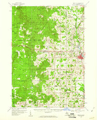 Download a high-resolution, GPS-compatible USGS topo map for Reed City, MI (1960 edition)