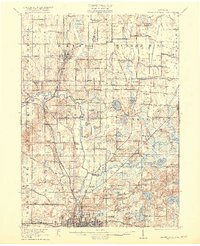 1921 Map of Rives Junction