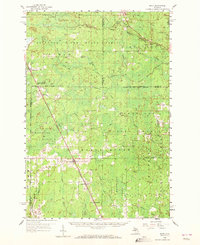 Download a high-resolution, GPS-compatible USGS topo map for Rock, MI (1972 edition)