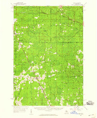 Download a high-resolution, GPS-compatible USGS topo map for Rock, MI (1959 edition)