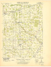 1928 Map of Romulus, MI
