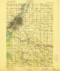 1919 Map of Saginaw