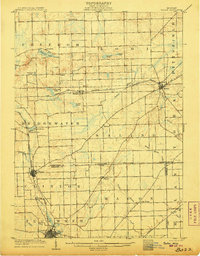 1906 Map of Saline