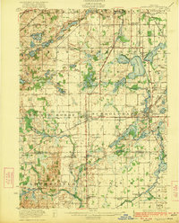 preview thumbnail of historical topo map of Schoolcraft, MI in 1922