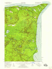 Download a high-resolution, GPS-compatible USGS topo map for Shelldrake, MI (1958 edition)