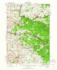 Download a high-resolution, GPS-compatible USGS topo map for Shepherd, MI (1961 edition)