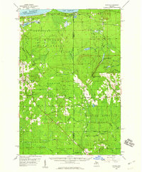 preview thumbnail of historical topo map of Marquette County, MI in 1958