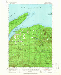 Download a high-resolution, GPS-compatible USGS topo map for Skanee, MI (1966 edition)