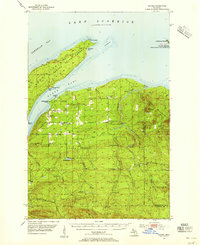 Download a high-resolution, GPS-compatible USGS topo map for Skanee, MI (1956 edition)