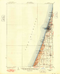 1930 Map of South Haven, 1948 Print