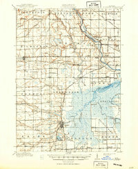 1917 Map of St. Charles, 1950 Print