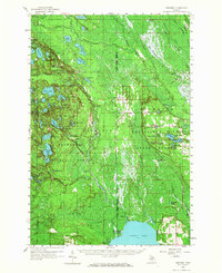 Download a high-resolution, GPS-compatible USGS topo map for Steuben, MI (1967 edition)