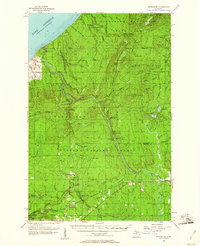 preview thumbnail of historical topo map of Gogebic County, MI in 1956