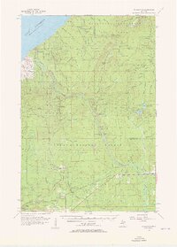 preview thumbnail of historical topo map of Gogebic County, MI in 1956