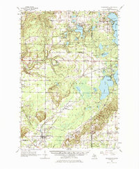 Download a high-resolution, GPS-compatible USGS topo map for Thompsonville, MI (1976 edition)