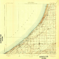 1930 Map of Three Oaks, MI