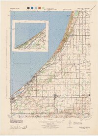 1944 Map of Three Oaks, MI