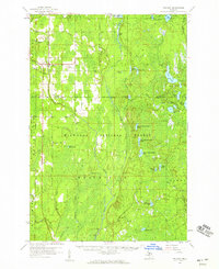 preview thumbnail of historical topo map of Delta County, MI in 1958