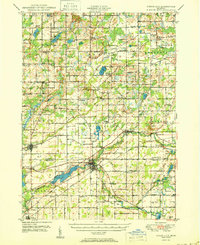 Download a high-resolution, GPS-compatible USGS topo map for Union City, MI (1950 edition)