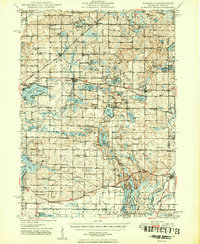 1949 Map of Vandalia, MI