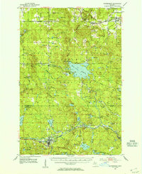 Download a high-resolution, GPS-compatible USGS topo map for Watersmeet, MI (1954 edition)